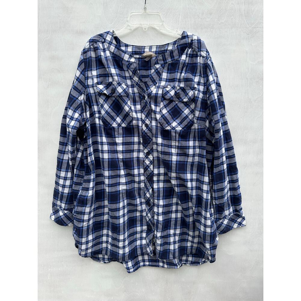 Duluth Trading Company plaid top